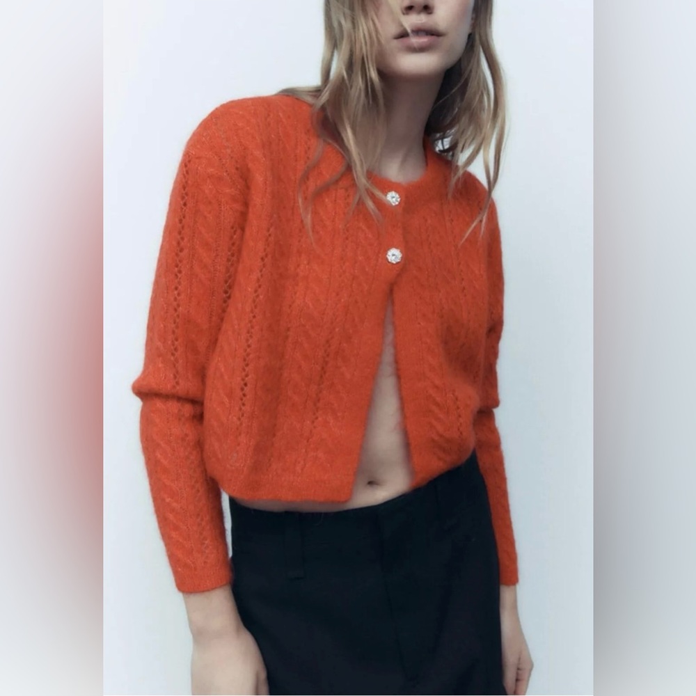 Zara wool blend cardigan